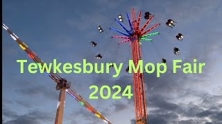 The biggest fun fair in Gloucestershire Tewkesbury Mop Fair vlog 2024 [upl. by Kenward]