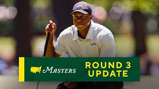 2024 Masters 3rd Round UPDATE Tiger Woods Drains LENGTHY Birdie Putt I CBS Sports [upl. by Namaan]