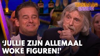 Johan tegen Wilfred René en Albert Verlinde ‘Jullie zijn allemaal woke figuren’  VANDAAG INSIDE [upl. by Lrac431]