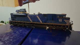 Athearn Genesis quotSD70AHquot conversion [upl. by Ayekal]