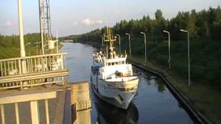 MS Carelia on Saimaa canal in Finland part 1 [upl. by Aleemaj]