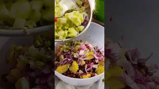 Easy Chana Salad Recipe🥗😍 food cooking recipe salad chanasalad [upl. by Yc275]