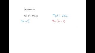 Factorising when the common factor is an expression [upl. by Olympias]