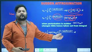 SUDDEN APPROXIMATION IN QUANTUM MECHANICS  TIME DEPENDENT PERTURBATION IN HINDI IN EASYWAY [upl. by Chad]