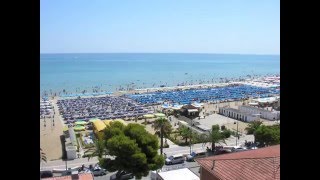 Beach Vasto Marina Adriatic Sea Abruzzo Coast [upl. by Namad146]