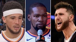 Phoenix Suns Players REACT to Losing By One Point After Steph Curry Scored 07 Seconds Before End [upl. by Introc]