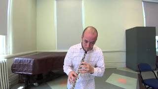 Ferling Oboe Study No 12 Aaron Hill [upl. by Koenig299]