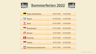 Sommerferien 2022 [upl. by Sagerman]