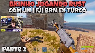 BKINHO JOGANDO RUST  RESENHA COM JN  FJ BRN EX TURCO  Parte 2 HYPE RP GTA RP [upl. by Gintz]