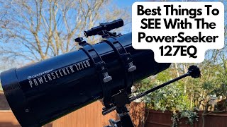 The BEST Things To SEE With The Celestron PowerSeeker 127EQ 🔭 [upl. by Melas17]