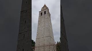 Aquileia VIII Basilica exterior amp bell tower cloudy Friuli 271024 basilica belltower [upl. by Teews]