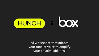 Hunch and Box Integration Demo [upl. by Molahs]