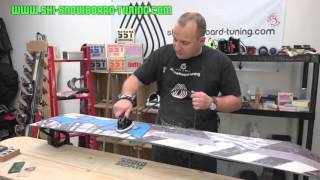 How to Service Your Snowboard Full Video  Ski Snowboard Tuning [upl. by Khoury]