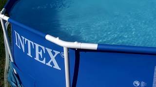 Intex metal frame swimming pool review [upl. by Trixie]