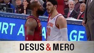 Knicks Enes Kanter and LeBron [upl. by Dorine794]