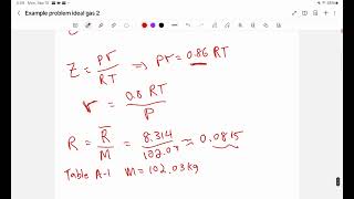 Daily Thermodynamics Ideal gas law example 2 [upl. by Morgun]