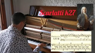 Scarlatti Sonata K27  riscaldamento [upl. by Chamberlain533]