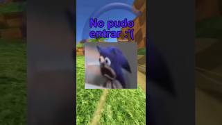 Sanic ball  No pudo entrar😥 sonic sonicthehedgehog sanic [upl. by Ahselyt]