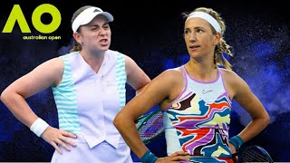 Jelena Ostapenko vs Victoria Azarenka  Australian Open 2024 [upl. by Tessie]