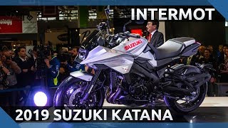 2019 Suzuki Katana 1000  Intermot 2018 [upl. by Neelyahs]