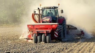 Semis de Ray grass  Massey ferguson 8460 amp combiné Vicon  SARL Praud DT [upl. by Janela]