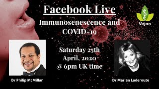 Immunosenescence in COVID19  Interview with Prof Marian Laderoute and Dr Philip McMillan [upl. by Jeane]