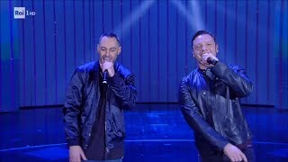 Fabri Fibra e Tiziano Ferro quotStavo pensando a tequot  Che tempo che fa 17122017 [upl. by Ahseinat]