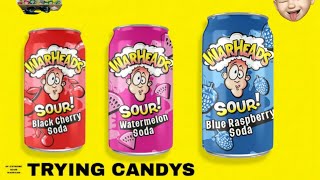 I tried Warheads EXTREME SOUR MY TONGUE FEELS LIKE A BURNT ONE [upl. by Adnohsek]