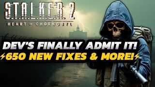 Stalker 2  OVER 650 NEW Fixes Devs FINALLY Admit IT  Patch Update 101 amp MORE [upl. by Labina]