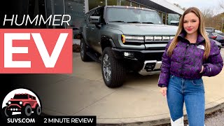 2024 GMC Hummer EV  2 Minute Review  SUVScom [upl. by Einamrej]