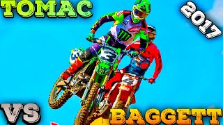 ELI TOMAC VS BLAKE BAGGETT  2017 OUTDOORS [upl. by Shanan895]