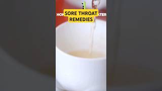 4 Natural Remedies for Sore Throat 😘 shortvideo sorethroatremedy healthtips [upl. by Eintroc]