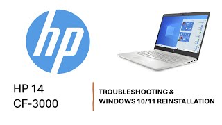 HP 14 Laptop Windows 1011 Reinstallation  Step by Step Guide [upl. by Cerellia934]