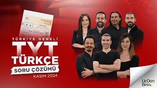 ÜçDörtBeş Yayınları TYT Türkiye Geneli Deneme İlk Prova Kasım 2024  Türkçe [upl. by Maryjo939]