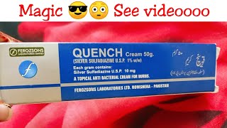 Quench cream Uses  Burning Cream  Quench cream Review  Classic craft studio [upl. by Ahsimed]