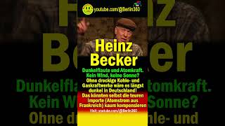 Dudenhöffer Heinz Becker Dunkelflaute Atomkraft Wind Sonne Kohlekraftwerke Gaskraftwerke [upl. by Moody]