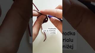 Podkładka na szydełku Zobacz tutorial Link shorts [upl. by Eirrol751]