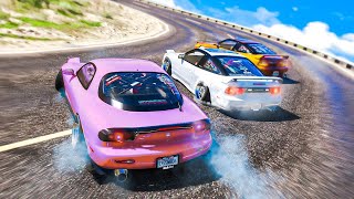 I Joined A GTA Online DRIFTING SERVER FiveM [upl. by Yanahs]