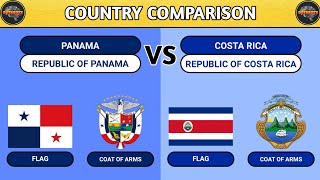 Panama VS Costa Rica  Country Comparison [upl. by Ameen]