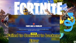 Failed to Connect to network backend services Fortnite 2024 [upl. by Hcire]