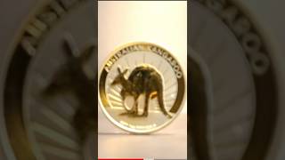 2011 Gold Kangaroo 1 OZ Coin Perth Mint Nugget Bullion Känguru Münze [upl. by Gustavus]