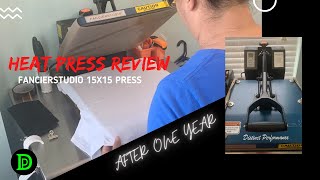 Fancierstudio 15x15 heat press review [upl. by Violeta865]