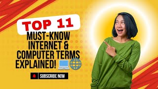 Top 11 Internet amp Computer Terms You Must Know in Simple English [upl. by Annayoj]