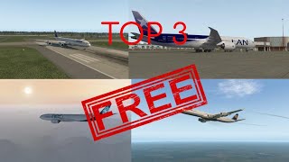 Top 3 FREEWARE aircraft  XPlane 11 part 2 at 250 subs [upl. by Adelice433]