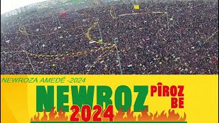 NEWROZA AMEDÊ  NEWROZ PÎROZ BE 2024 [upl. by Enyrat46]