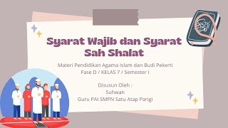 SYARAT WAJIB DAN SYARAT SAH SHALAT [upl. by Ahsitra128]