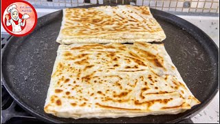 5 DAKİKADA HAZIR YUFKADAN GÖZLEME😋börek tarifleri [upl. by Euqinomod]