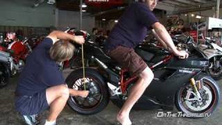 2008 Ducati 1098S Suspension Evaluation [upl. by Ellenyl759]