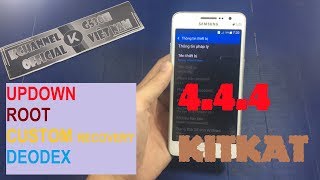 G530H  Up Rom Stock 444 Kitkat  Root  Custom Recovery  Deodex Rom [upl. by Anifad]