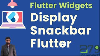 snack bar flutter  display snackbar flutter without scaffold [upl. by Novets]